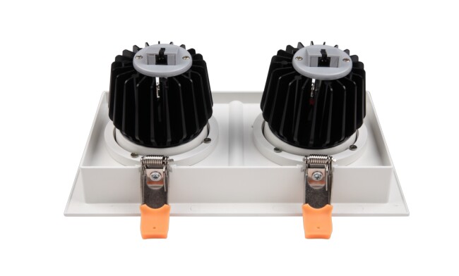 COB格柵射燈底部