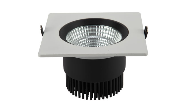 LED 4寸12W 方形COB嵌燈 開(kāi)孔115mm黃光白光中性光 LED 4寸12W 方形COB嵌燈 開(kāi)孔115mm黃光白光中性光