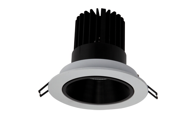 LED 12W  深孔COB嵌燈 可調(diào)角度 開(kāi)孔125mm 黃光白光中性光 LED 12W  深孔COB嵌燈 可調(diào)角度 開(kāi)孔125mm 黃光白光中性光