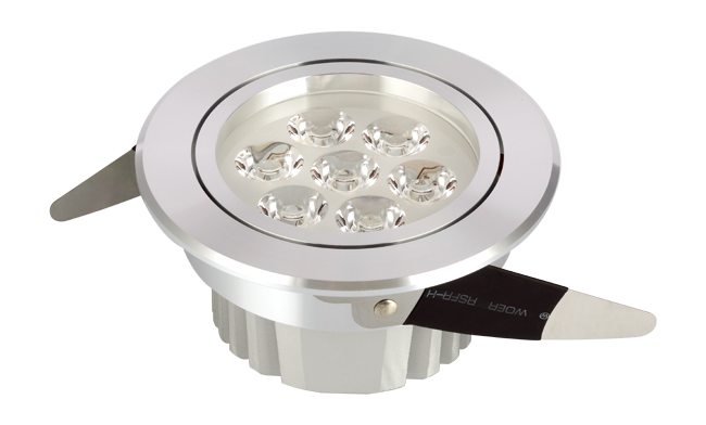 LED 7w 內(nèi)斜邊天花燈(連體透鏡)開孔95mm 黃光白光中性光 LED 7w 內(nèi)斜邊天花燈(連體透鏡)開孔95mm 黃光白光中性光