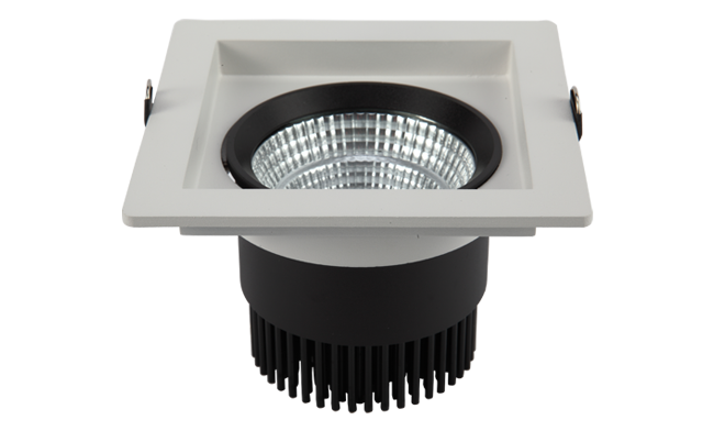 LED 5寸18W 方形深孔COB 嵌燈 開孔140x140mm   黃光白光中性光 LED 5寸18W 方形深孔COB 嵌燈 開孔140x140mm   黃光白光中性光