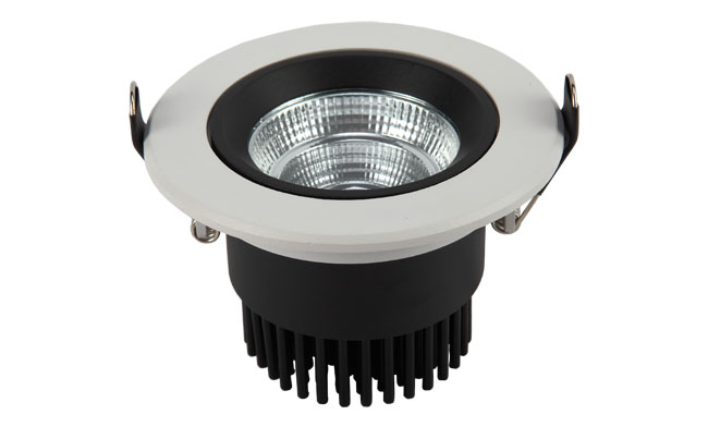 LED 3寸 9W  COB圓形嵌燈 開孔90mm黃光白光中性光 LED 3寸 9W  COB圓形嵌燈 開孔90mm黃光白光中性光