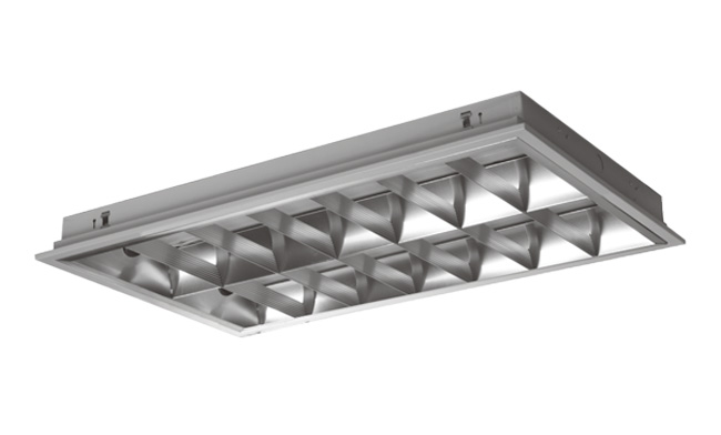 T5 2x14W 簡約型格柵燈盤 300x600mm  305x605mm T5 2x14W 簡約型格柵燈盤 300x600mm  305x605mm