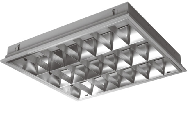 T5 3x14W 高光效格柵燈盤 600x600mm 嵌入式/吸頂式 T5 3x14W 高光效格柵燈盤 600x600mm 嵌入式/吸頂式