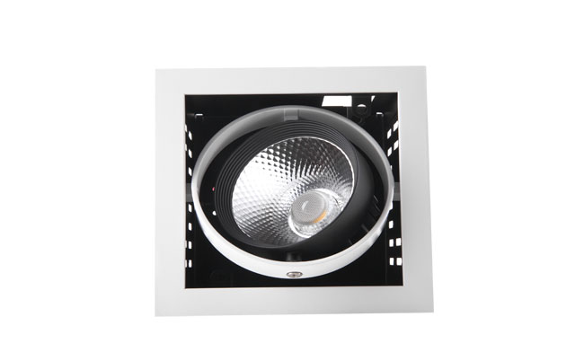 G11系列9W 單頭COB格柵射燈 開(kāi)孔尺寸115x115mm G11系列9W 單頭COB格柵射燈 開(kāi)孔尺寸115x115mm